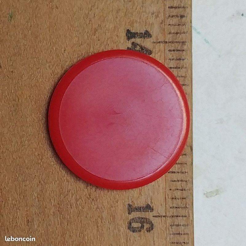 Jetons Rouge CombiCraft – Diamètre 23 Mm – Lot De 100 – Pour Jeux, Restauration Et Récompenses