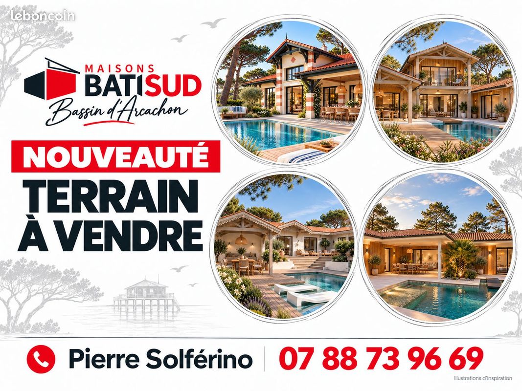 Terrain 600 m² · à Audenge · 220 000 €