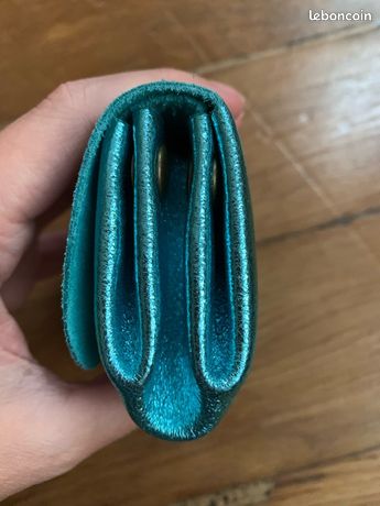 Porte-monnaie Turquoise Claire's - Dimensions 14x11 Cm - Valeur 17€ - Neuf Avec étiquette