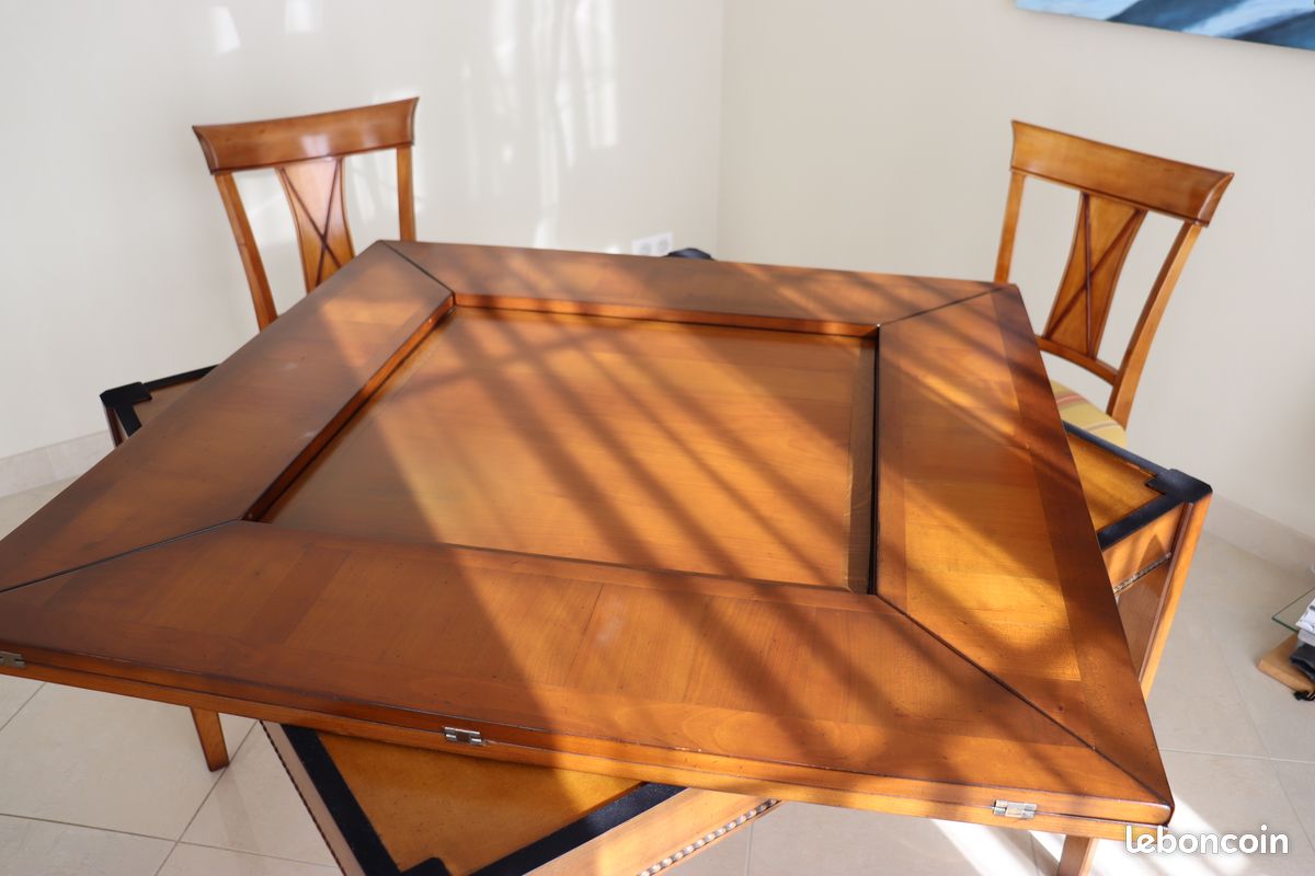 Tables de salon et chaises en merisier massif (image 2)