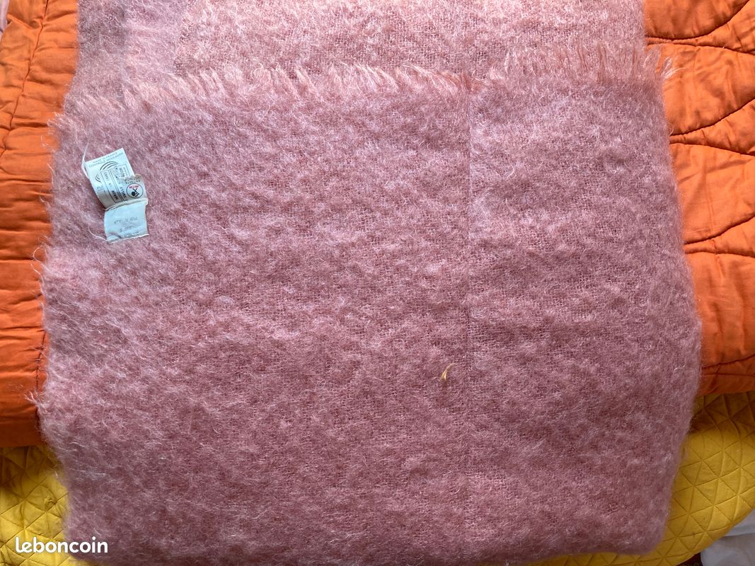 Grande Couverture pur mohair fabrication française (image 2)