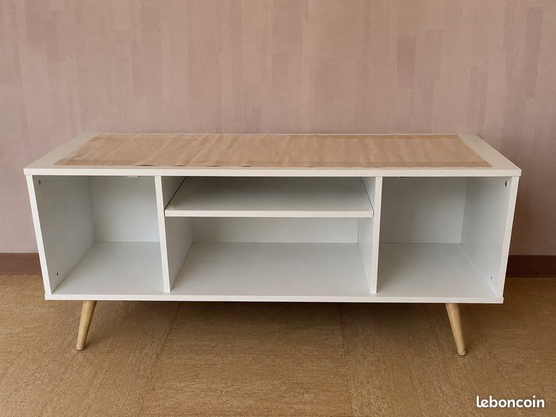 Meuble TV blanc (image 1)