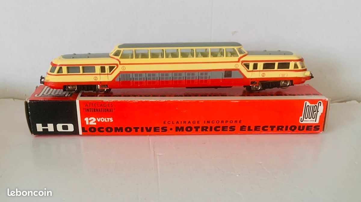 Lot JOUEF HO x 2 : 8605 AUTORAIL PANORAMIQUE X4200 SNCF et 1