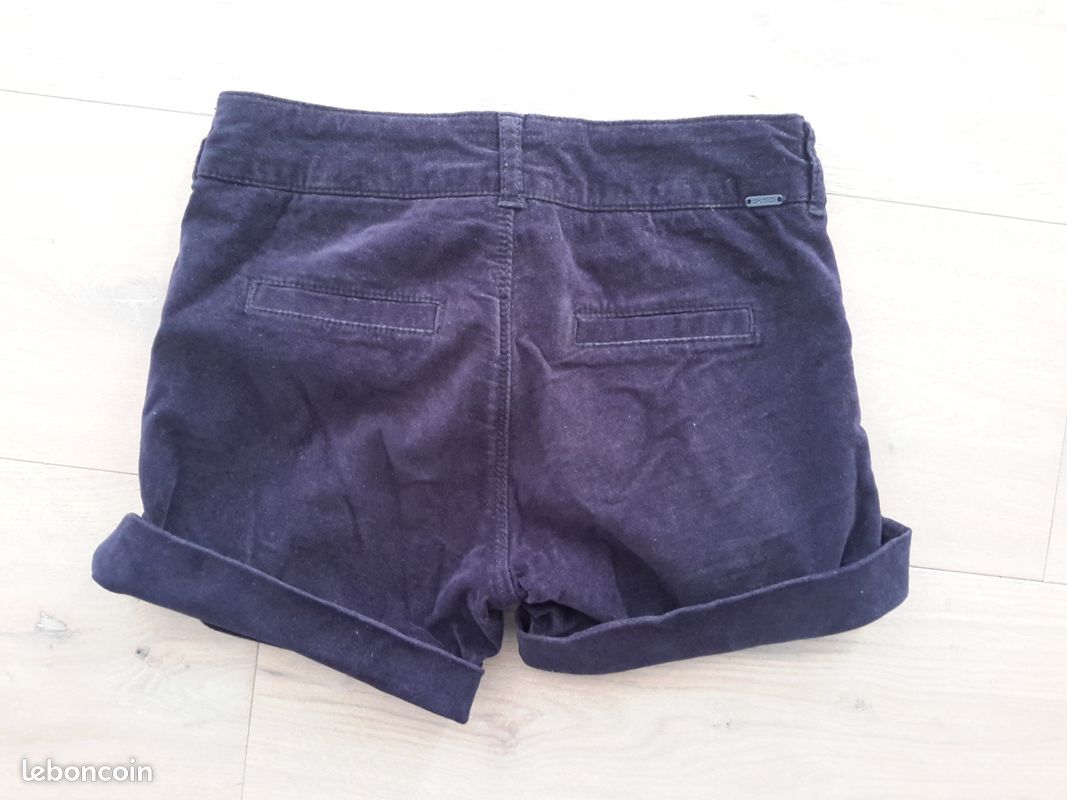 Short fille velours okaidi 8 ans (image 2)