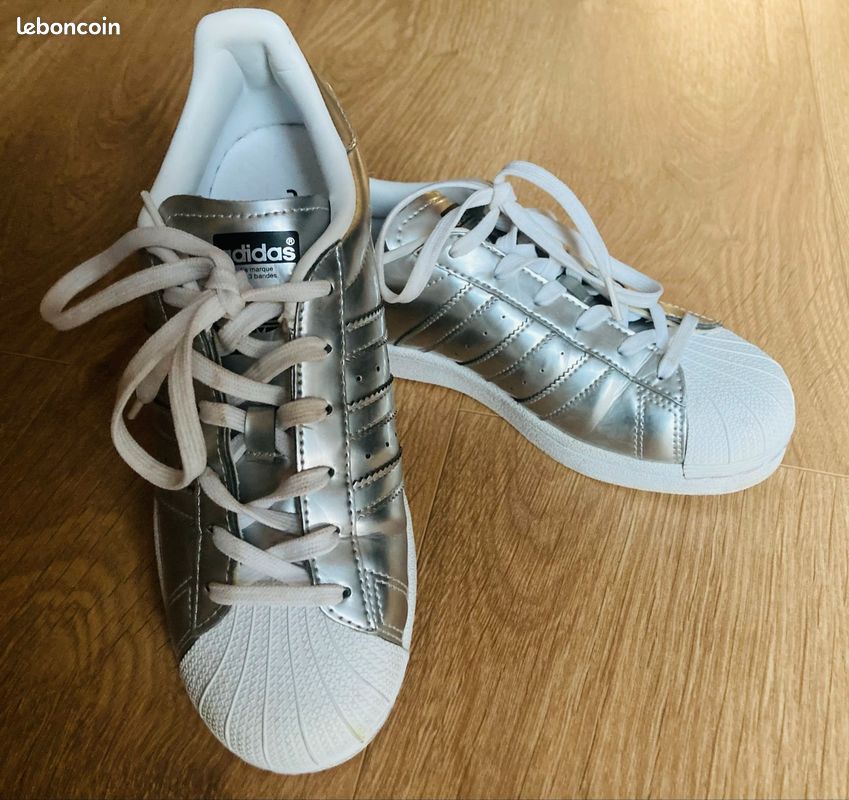 Superstar Femme Adidas Superstar Gris ArgentÃ© Adidas Superstar