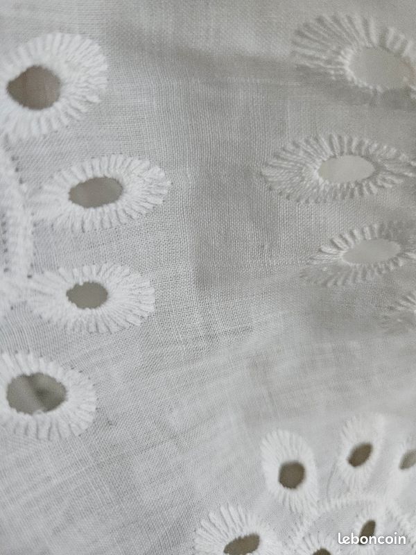 Haut fille dentelle et broderies or, 10 ans (image 7)