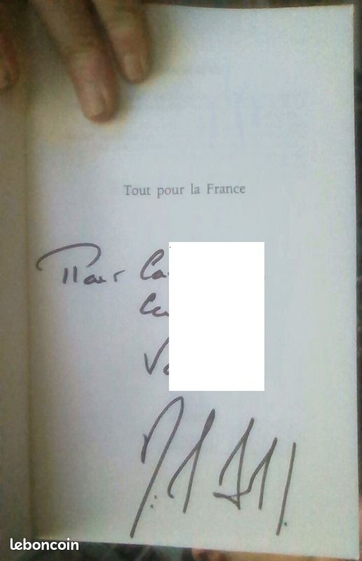 2 Nicolas Sarkozy: Le temps des tempêtes tome 1 + Tout pour la France (avec une dédicace du Président) (image 5)