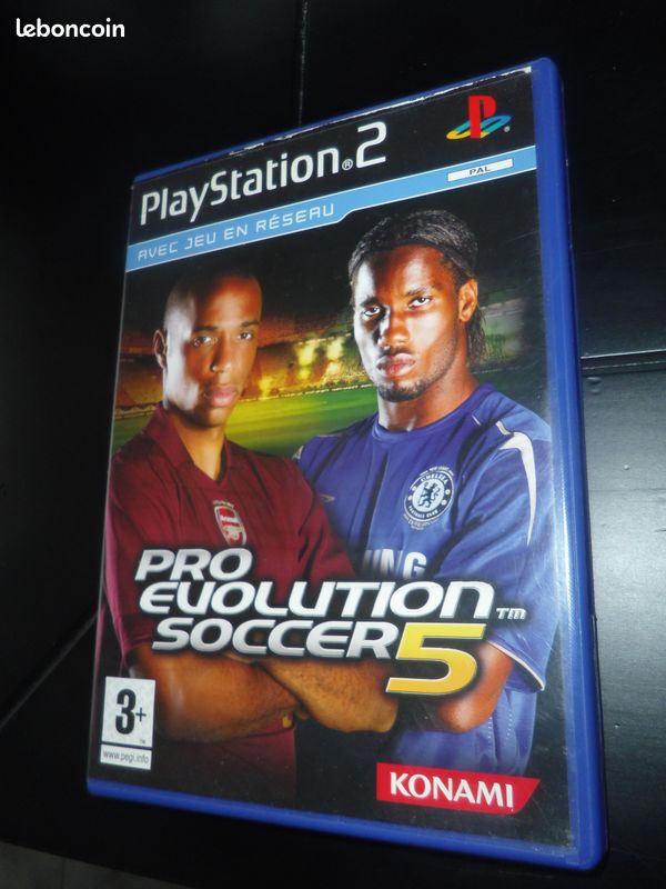 PES 5 PRO EVOLUTION SOCCER 5 SONY PS2 2 PLAYSTATION 2 PAL KONAMI ESPAÑOL AM