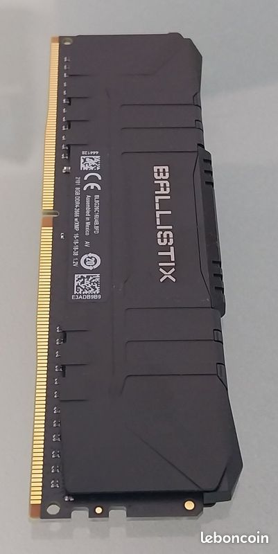 Ballistix 2x8 Ddr4 2666 Crucial Ballistix – Module De Mémoire 16 Go