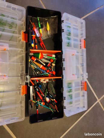 Flotteurs Composites Avec Boîte à Flotteurs, Bouée De Rivière ChlorLake, Bobber De Pêche Vertical, Flotteurs Shoes Diurnes, Mélange D'outils ChlorTools, 24 Pièces