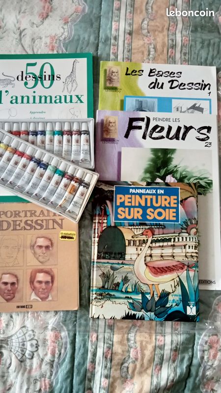 5Livres/Peindre + 24 tubes peinture (image 1)