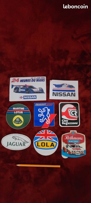 Lot de diverses autocollants automobiles, rallye et autres (image 4)