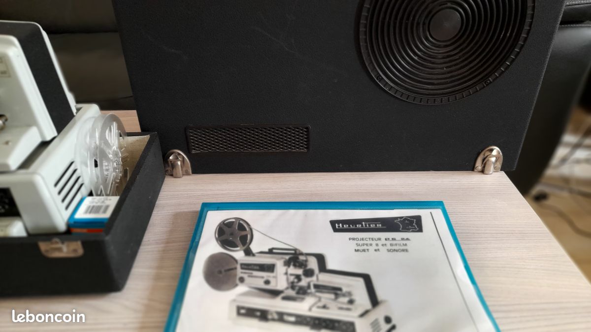 Projecteur Heurtier TRI Super 8 / 16mm / 9.5mm - Occasion, 2 éléments Cassés