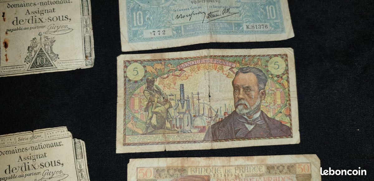 Lot billets et assignants françaises (image 3)