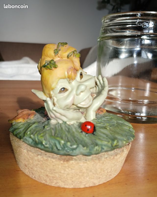 Pot en verre avec bouchon liège farfadet (image 1)