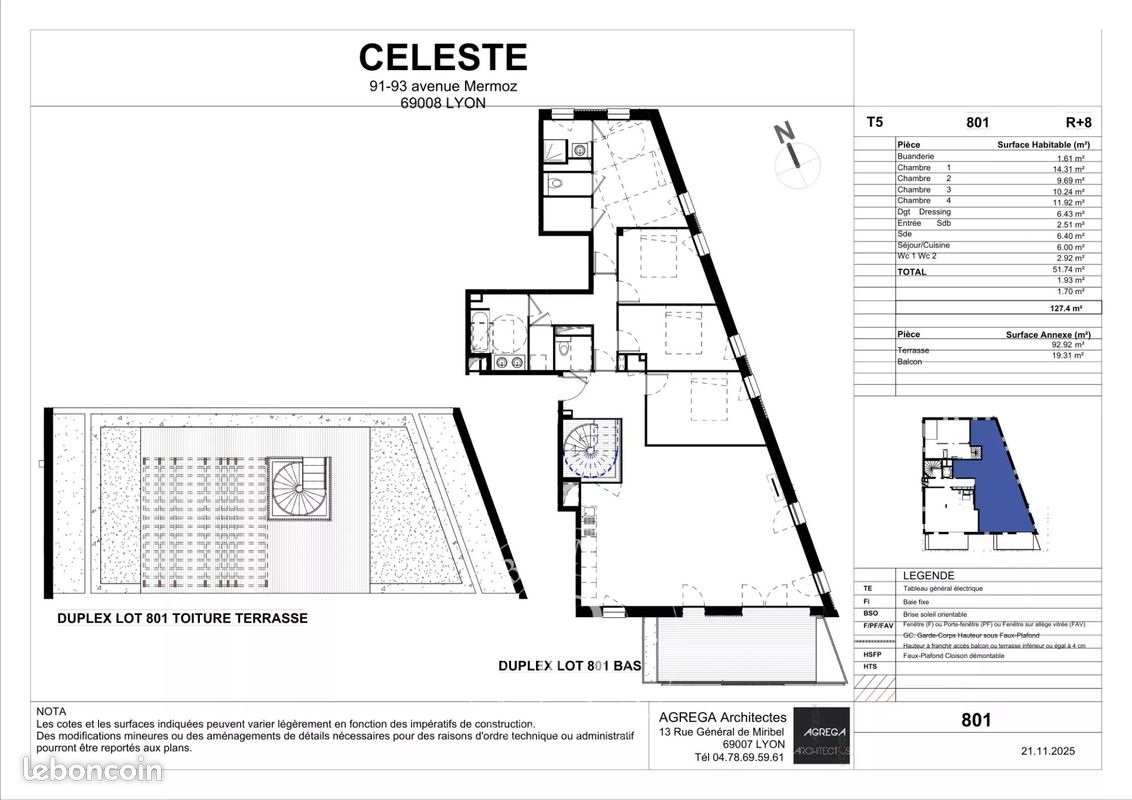 Appartement 5 pièces 127 m² · à Lyon · 127 m² · 788 000 €