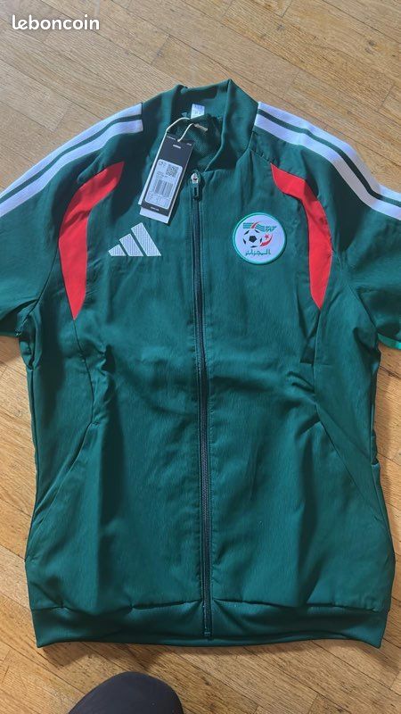 Veste Algérie College - Taille M - Vert Et Blanc - Neuf Avec étiquettes