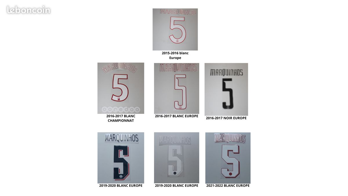 Flocage PSG 2024-2025 – DOUÉ – Monblason – Paris Saint-Germain (Marquinhos)