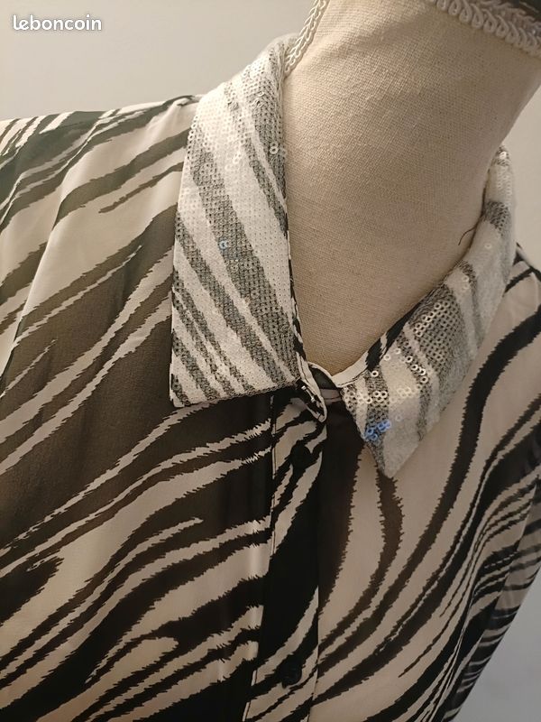 Tunique chemise longue femme taille 46 (image 3)