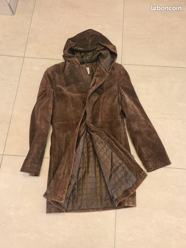 Manteau femme brun Vêtements