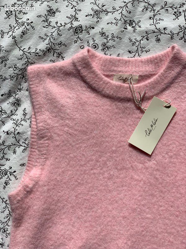Pull sans manches rose Lili & Lala (image 3)
