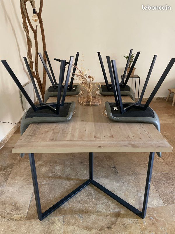 Table salon + chaises (image 3)