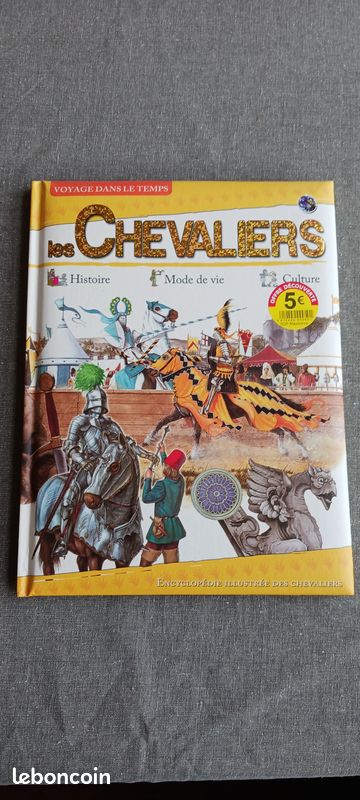Livre : voyage dans le temps "Les Chevaliers" (image 1)