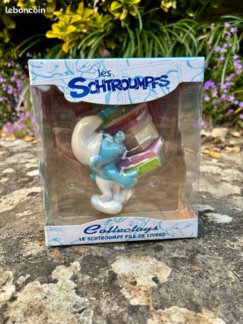 Figurine Schtroumpfs Collection - Pile De Livres En Résine Plastoy 2022