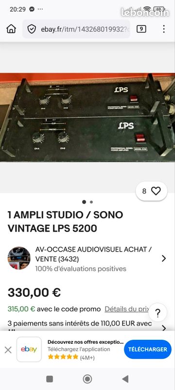 AMPLI HIFI VINTAGE SONY EUR 85,00 - FR