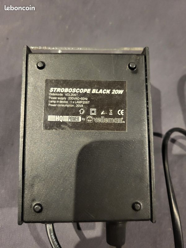 Stroboscope Black 20W (image 2)