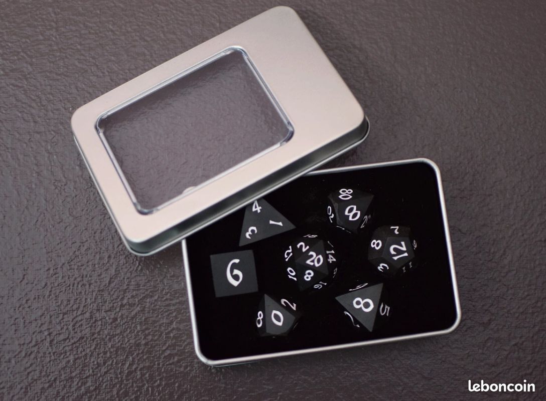 Dés en Ebene véritable (JDR jeu de rôle sur table) (image 2)