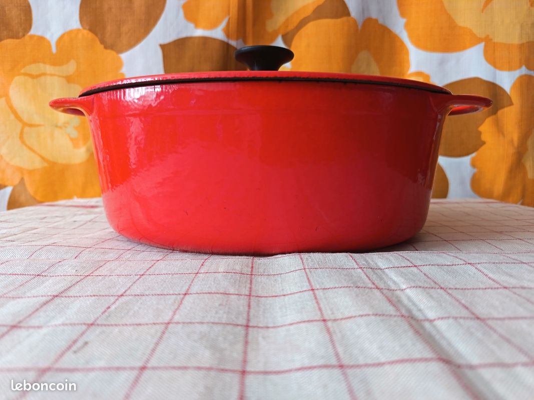 Le Creuset - Vintage cocotte Volcanique dégradée en fonte