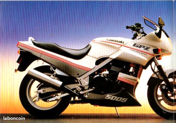 Carénage Latéral Pour Kawasaki GPZ 500 D - Sans Accident, Intact - Occasion En Bon état