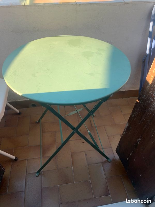 Table jardin fer (image 1)