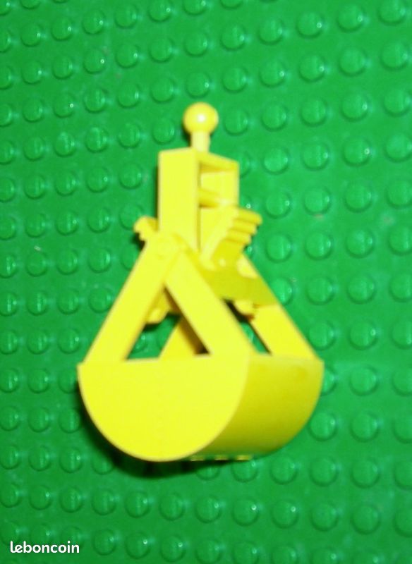 LEGO N°3492c01 PINCE GRUE EXCAVATEUR JAUNE (image 1)