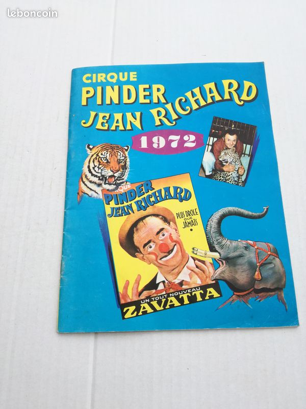 Circus -Collection: Programme du cirque Pinder 1955