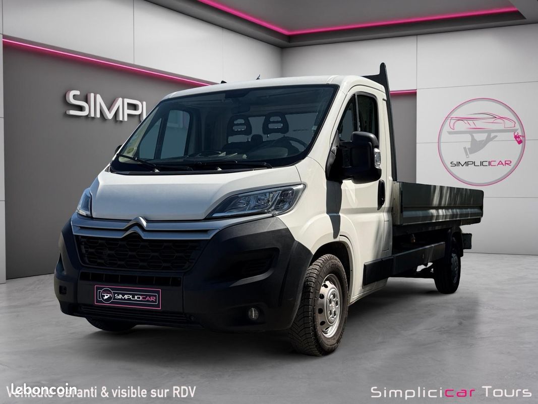 CITROEN JUMPER PLATEAU 4-35 L3H2 2.0 BLUE HDI 130 TVA RECUPERABLE ECRAN GPS TELEPHONE MUSIQUE BT Garantie 12 mois (image 7)