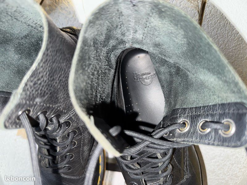 Dr. Martens noires cuir souple T41 (image 5)