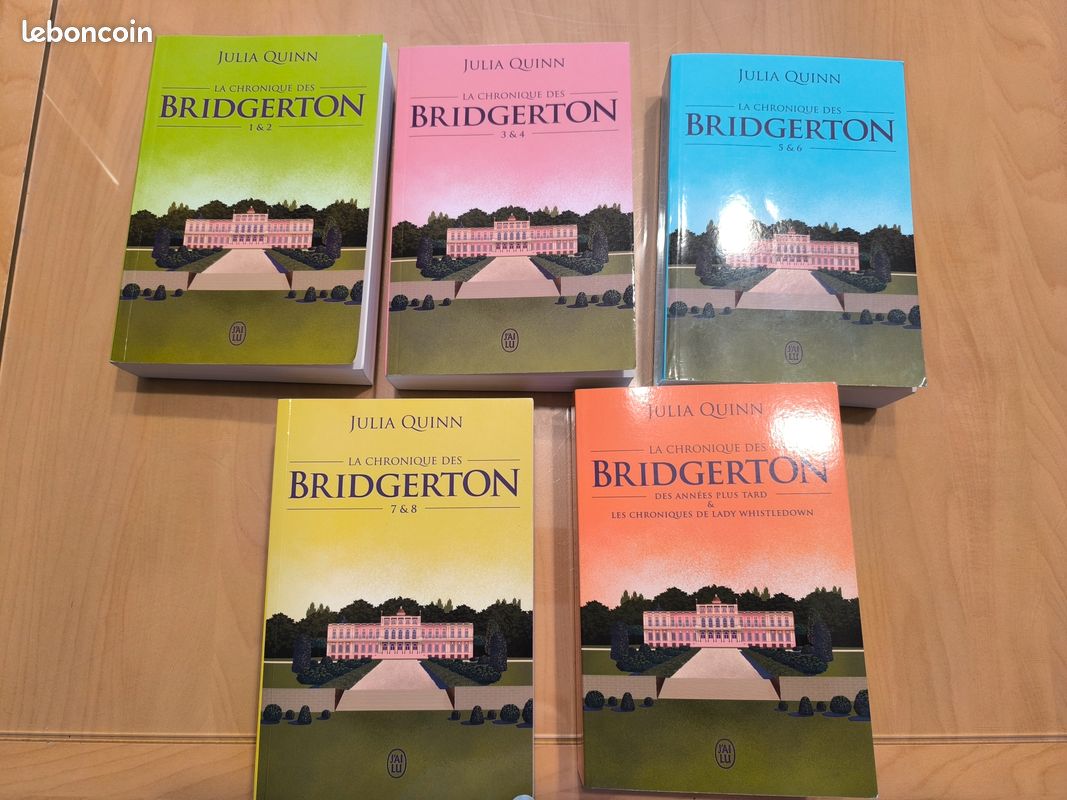Intégrale 5 romans "La chronique des BRIDGERTON" parfait état (image 1)