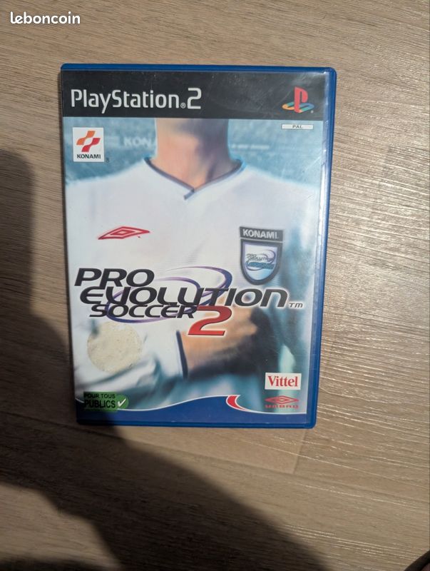 Pro Evolution Soccer 2 (PES 2) Sur PS1 - Complet Version Française - Bon état