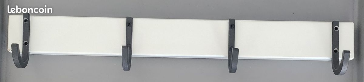 WENKO Crochet Rectangle Set De 4, Acier Inox