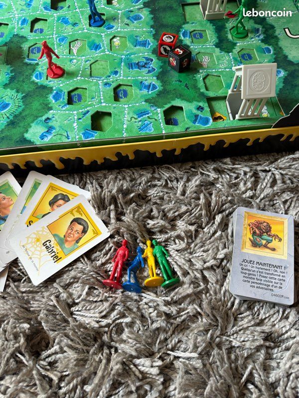 Jeu De Société Chair De Poule – Terreur Au Cimetière – MB Jeux – 1996 – 2 Joueurs Et +