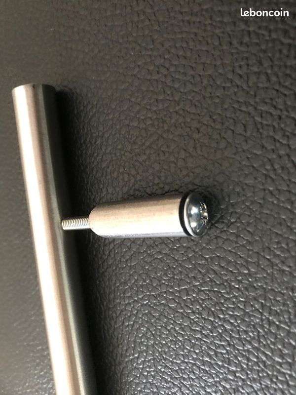 Poignée meuble cuisine dressing en aluminium brossé (image 3)