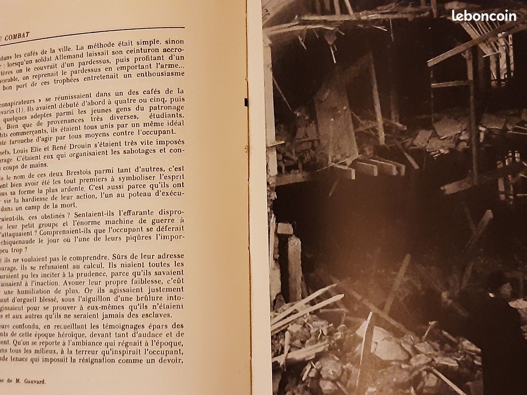 Livre BREST AU COMBAT 1939 1945 FINISTERE - (image 7)
