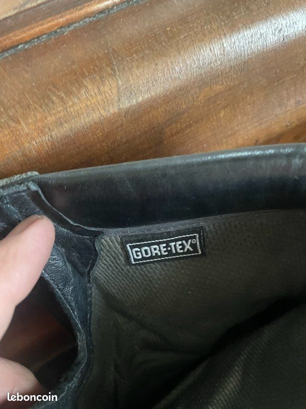 Rangers Militaires Gore-Tex - Cuir Noir - Véritable Caoutchouc - T42 (image 7)