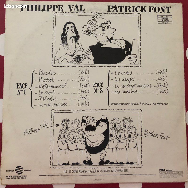 Philippe Val Patrick Font 33t (image 2)