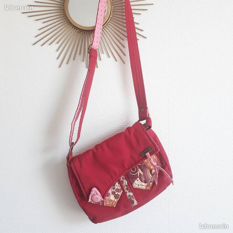 Sac à Main Femme Marron Ddp - Toile - Bandoulière - Taille L - Bon état