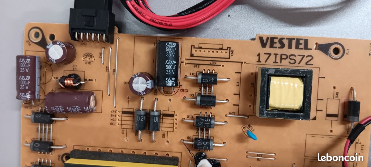 Carte d'alimentation 17ips62 vestel pour tv oouo a39hd320b à