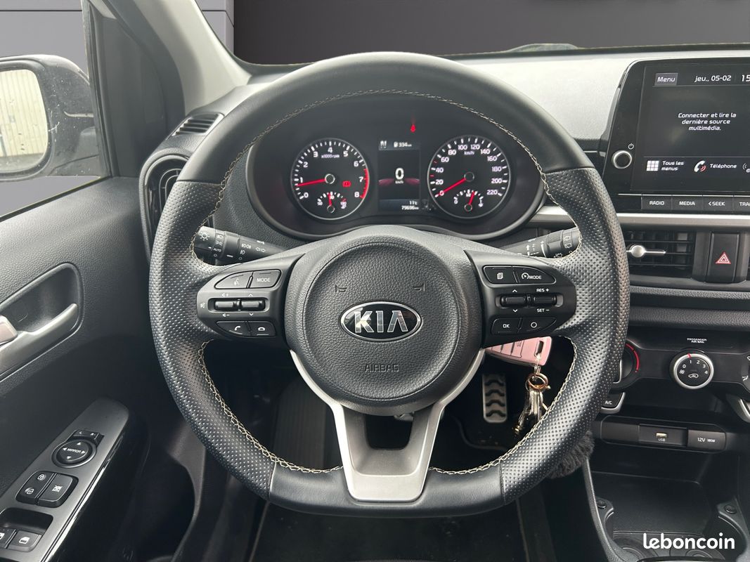 KIA PICANTO 1.2 DPi 84 BVA5 GT Line - CAMERA - CARPLAY - Garantie 12 mois (image 7)