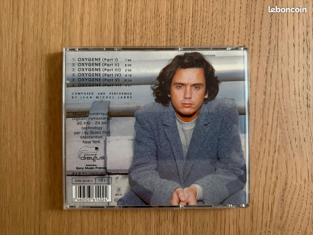 CD "Oxygène" de Jean-Michel Jarre (image 3)